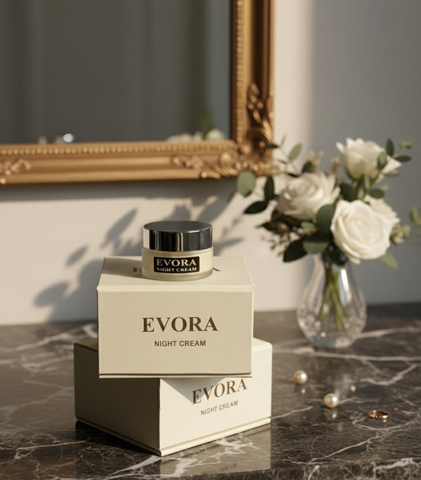 Evora Night Cream💫 – Advanced Skin Repair & Glow Formula (Unisex)