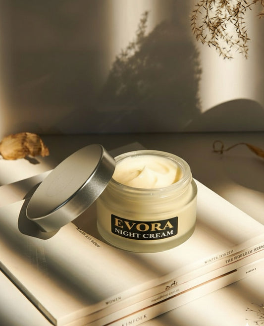 Evora Night Cream💫 – Advanced Skin Repair & Glow Formula (Unisex)